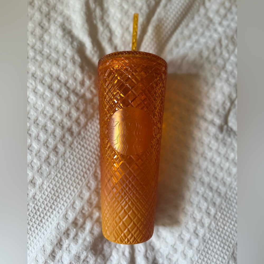 NEW mango venti Starbucks tumbler